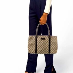 Gucci Joy Medium Tote Navy Authentic